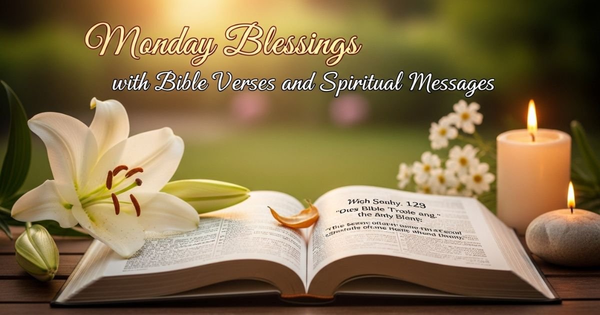 Monday Blessings with Bible Verses and Spiritual Messages