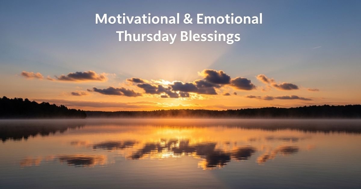 Motivational & Emotional Thursday Blessings