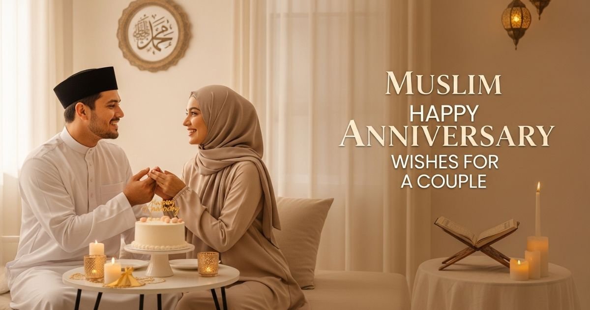 Muslim Happy Anniversary Wishes for a Couple