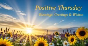 Positive Thursday Blessings, Greetings & Wishes