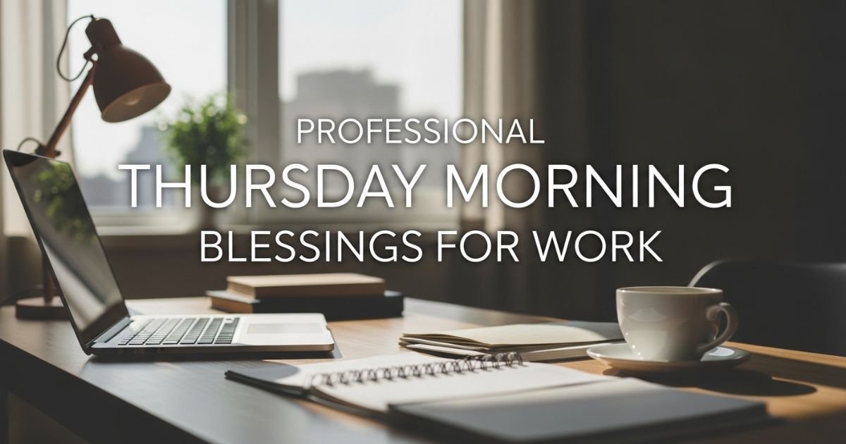 Professional Thursday Morning Blessings for Work