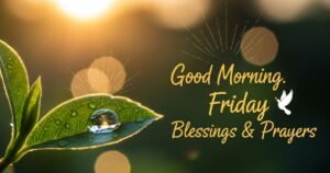 Spiritual Good Morning Friday Blessings & Prayers