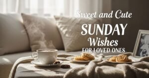 Sweet and Cute Sunday Wishes for Loved Ones