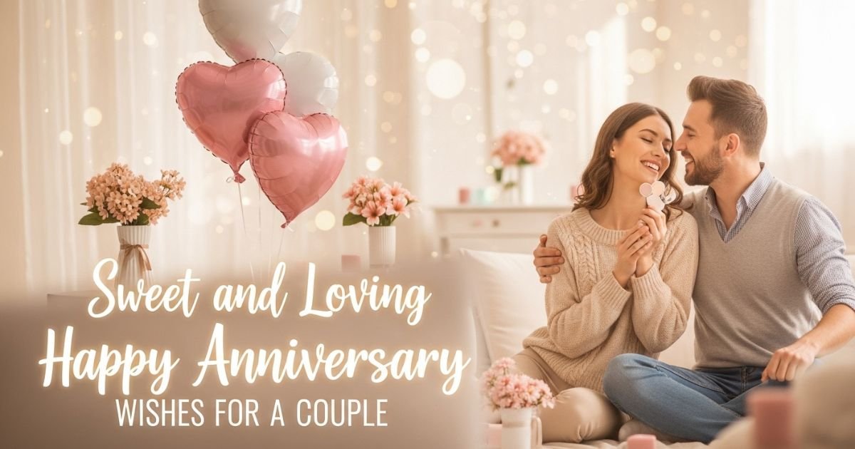 Sweet and Loving Happy Anniversary Wishes for a Couple