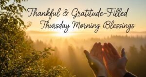 Thankful & Gratitude-Filled Thursday Morning Blessings