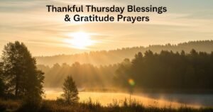 Thankful Thursday Blessings & Gratitude Prayers