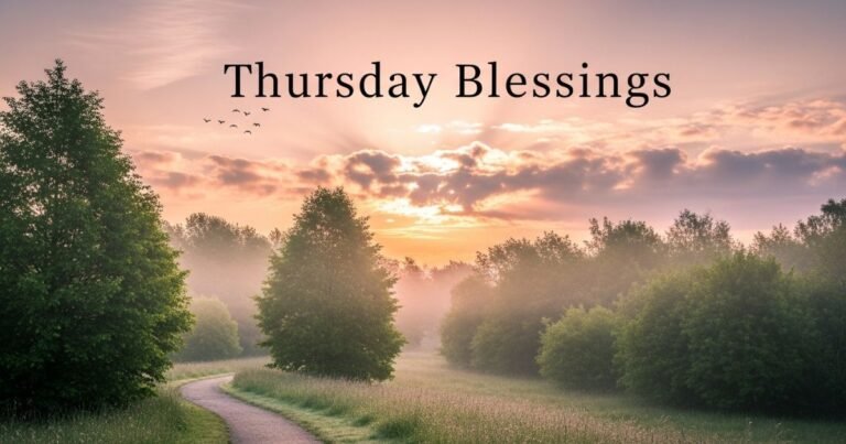 Thursday Blessings to Start the Day With quotes & Joy