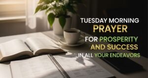 Tuesday Morning Prayer for Prosperity and Success in All Your Endeavors