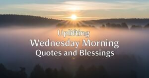 Uplifting Wednesday Morning Quotes and Blessings