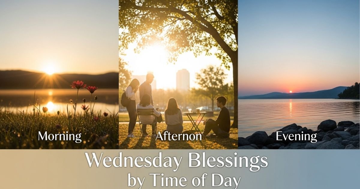 Wednesday Blessings by Time of Day (Morning, Afternoon, Evening)