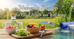 Wednesday Blessings for Good Health and Well-being