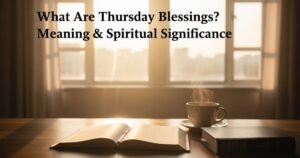 What Are Thursday Blessings? Meaning & Spiritual Significance