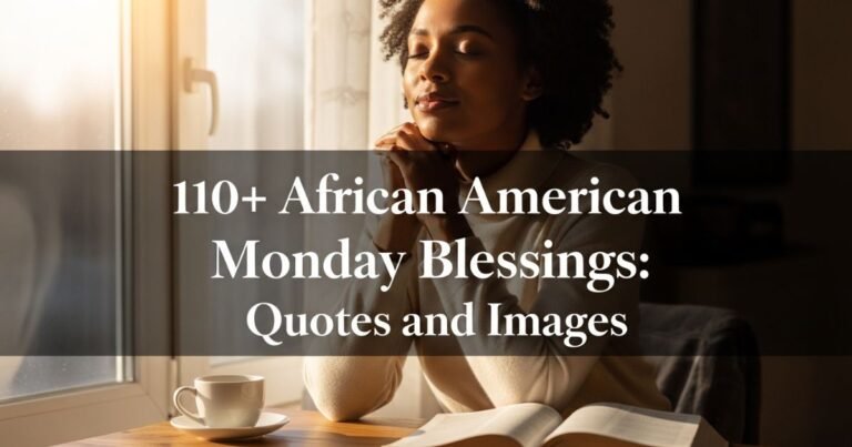 110+ African American Monday Blessings: Quotes and Images