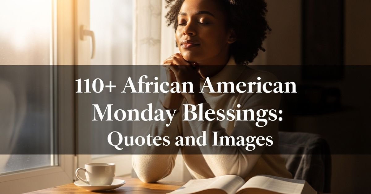 110+ African American Monday Blessings: Quotes and Images