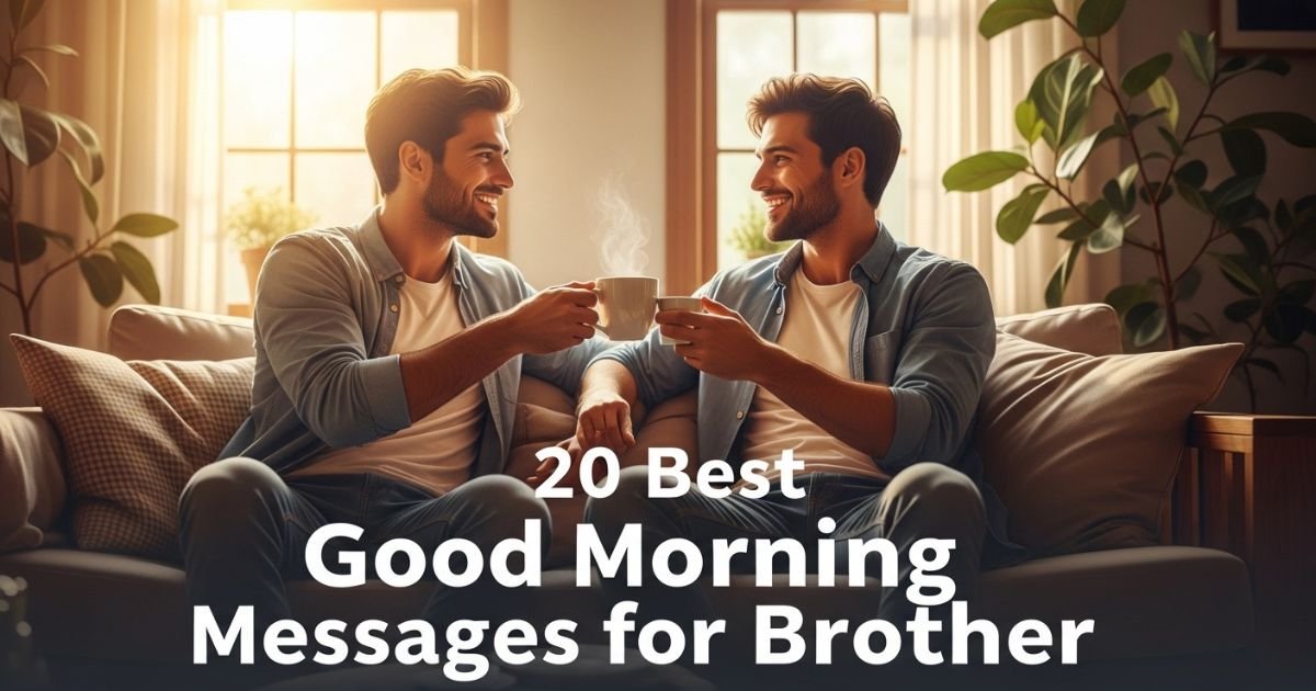 20 Best Good Morning Messages for Brother