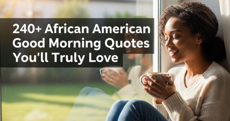 240+ African American Good Morning Quotes You’ll Truly Love