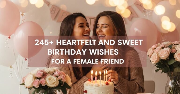 245+ Heartfelt and Sweet Birthday Wishes for a Female Friend