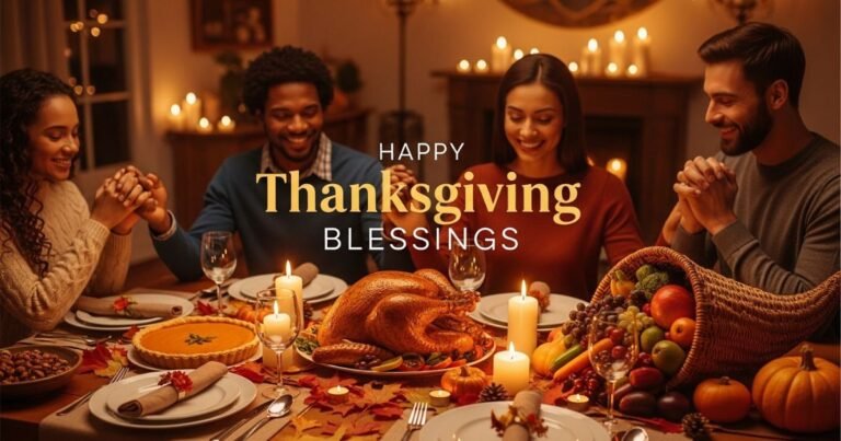 250+ Happy Thanksgiving Blessings : Messages & Images