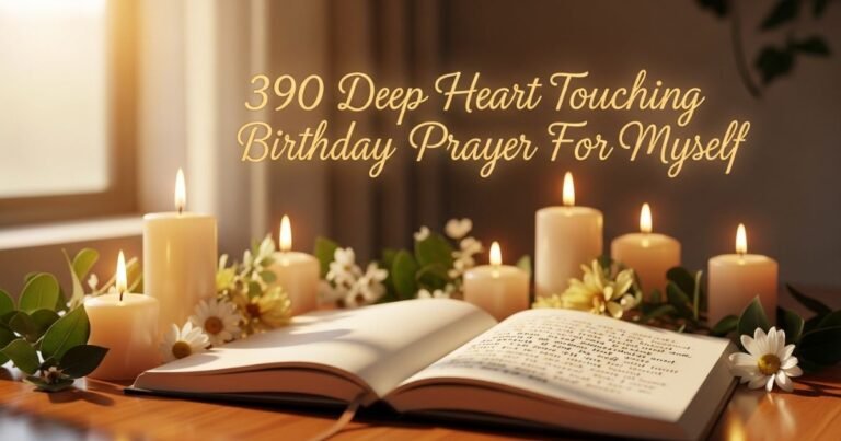 390 Deep Heart Touching Birthday Prayer For Myself