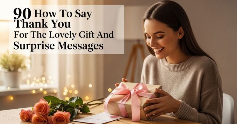 90 How To Say Thank You For The Lovely Gift And Surprise Messages