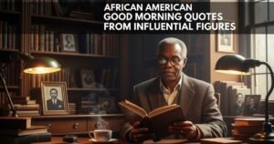 African American Good Morning Quotes from Influential Figures