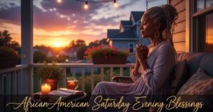 African American Saturday Evening Blessings
