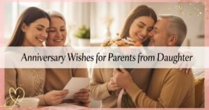 Anniversary Wishes for Parents from Daughter