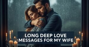 Long Deep Love Messages for My Wife