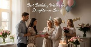 Best Birthday Wishes for Daughter-in-Law