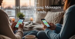 Best Good Evening Messages for Friends