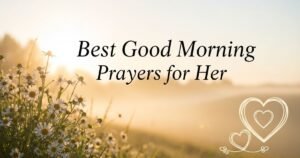 Best Good Morning Prayers for Her