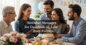 Birthday Messages for Daughter-in-Law from Parents