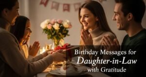 Birthday Messages for Daughter-in-Law with Gratitude