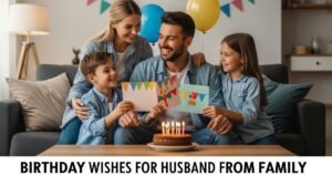 Birthday Wishes for Husband from Family