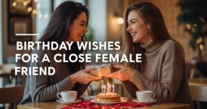 Birthday Wishes for a Close Female Friend