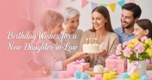 Birthday Wishes for a New Daughter-in-Law