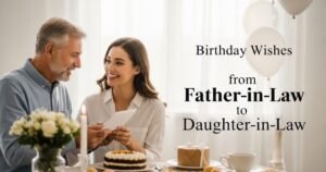 Birthday Wishes from Father-in-Law to Daughter-in-Law