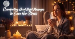 Comforting Good Night Messages to Ease Her Stress