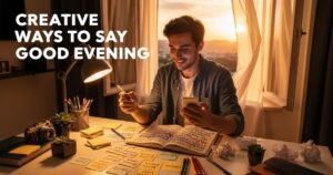 Creative Ways to Say Good Evening
