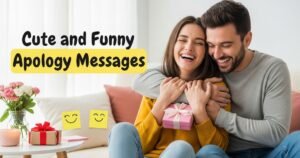 Cute and Funny Apology Messages