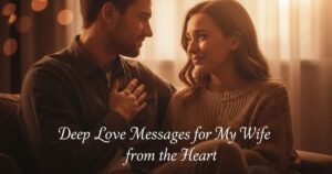 Deep Love Messages for My Wife from the Heart