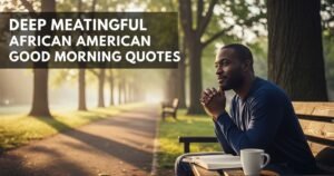 Deep, Meaningful African American Good Morning Quotes