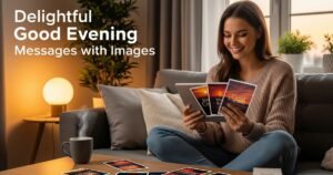 Delightful Good Evening Messages with Images