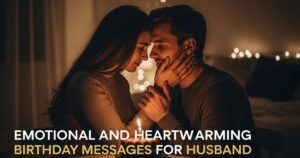 Emotional and Heartwarming Birthday Messages for Husband