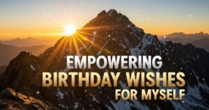 Empowering Birthday Wishes for Myself