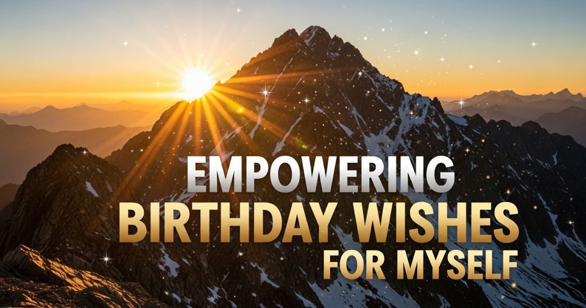 Empowering Birthday Wishes for Myself