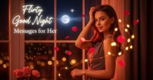 Flirty Good Night Messages for Her