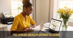 Free African American Saturday Blessings