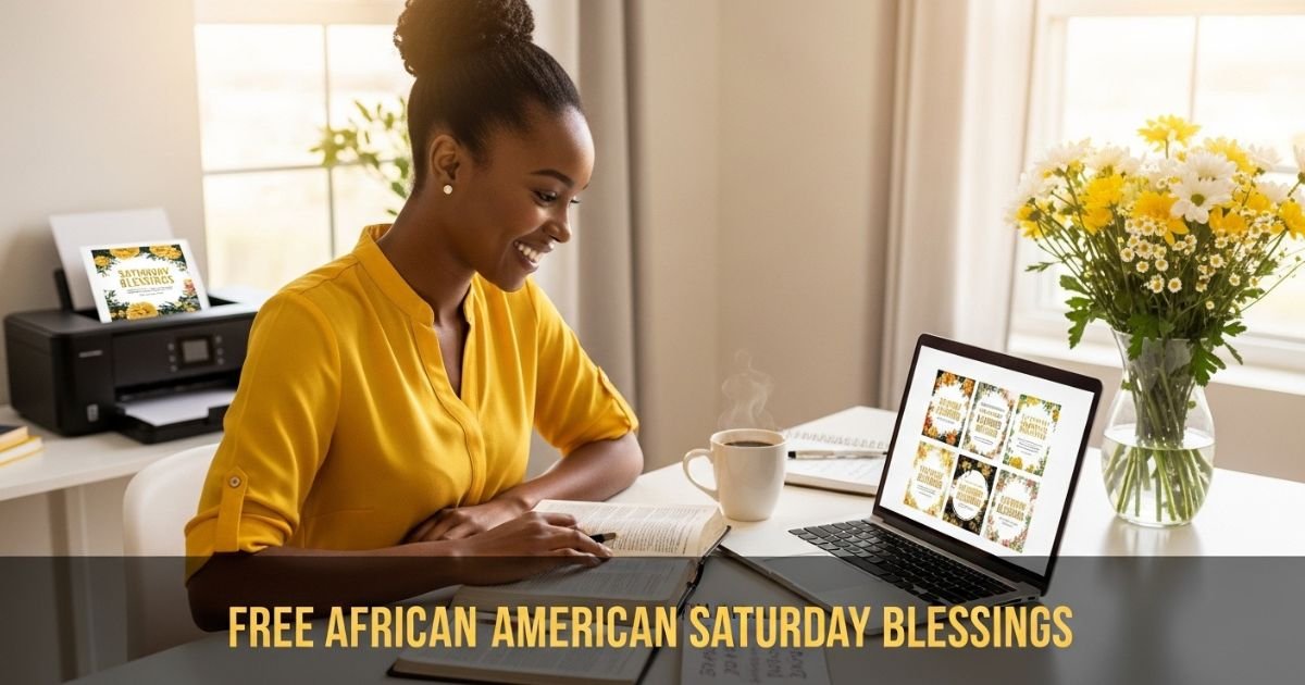 Free African American Saturday Blessings