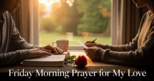 Friday Morning Prayer for My Love